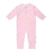 GIRAFFE  — Organic Cotton All-Over Print Crossover Jumpsuit