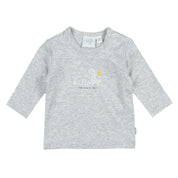 GIRAFFE — Organic Cotton "Hello" Graphic Long Sleeve Top