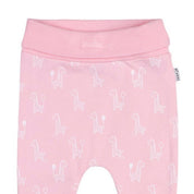 GIRAFFE — Organic Cotton All-Over Print Spandex Jersey Fashion Pants
