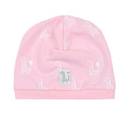 GIRAFFE — Organic Cotton All-Over Print Spandex Jersey Bonnet