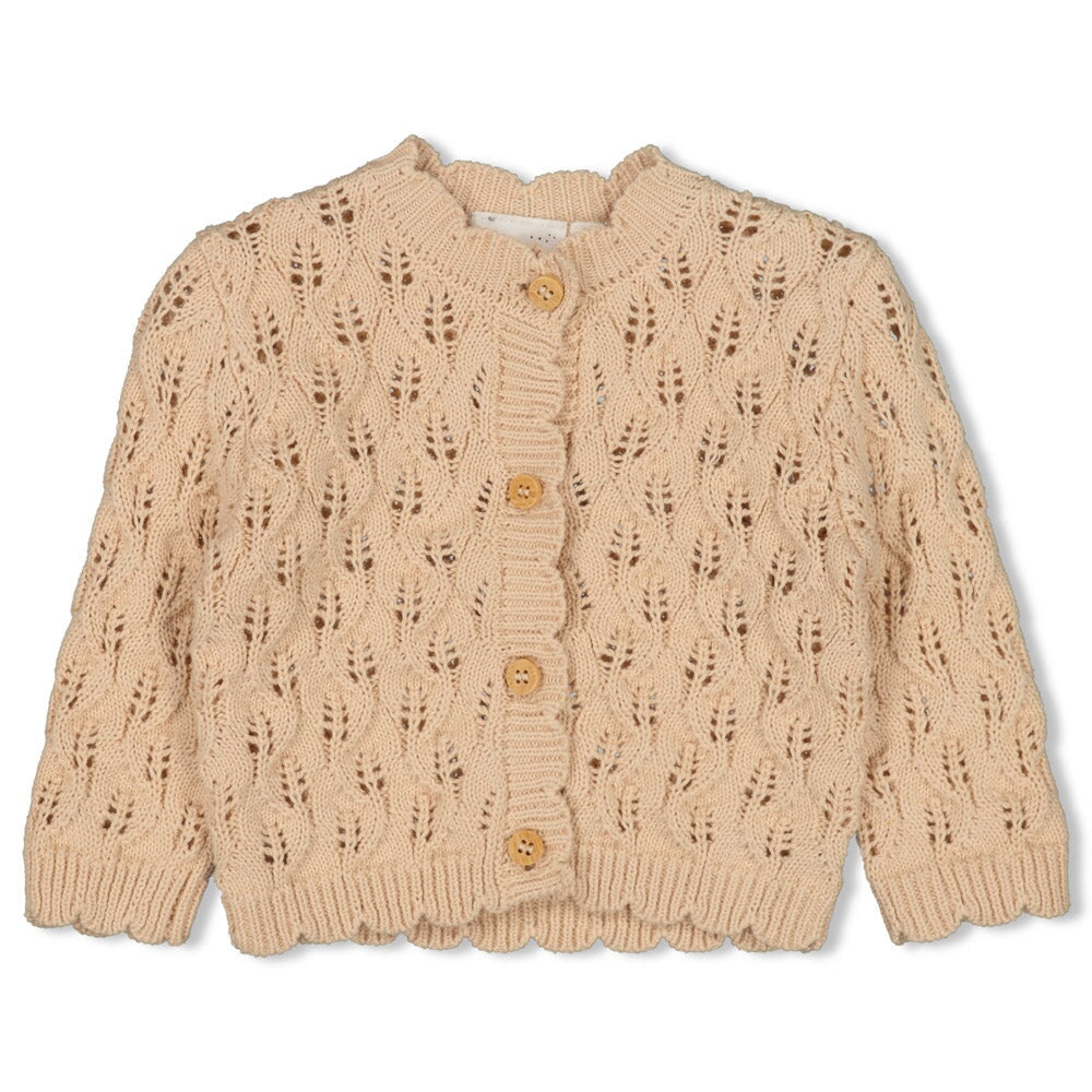 FLOWER RANCH - Pointelle Knit Cardigan