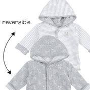 GIRAFFE — Organic Cotton Reversible Hooded French Terry Fashion Jacket