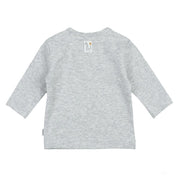 GIRAFFE — Organic Cotton "Hello" Graphic Long Sleeve Top