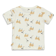 BEACH DAYS Allover Print Top