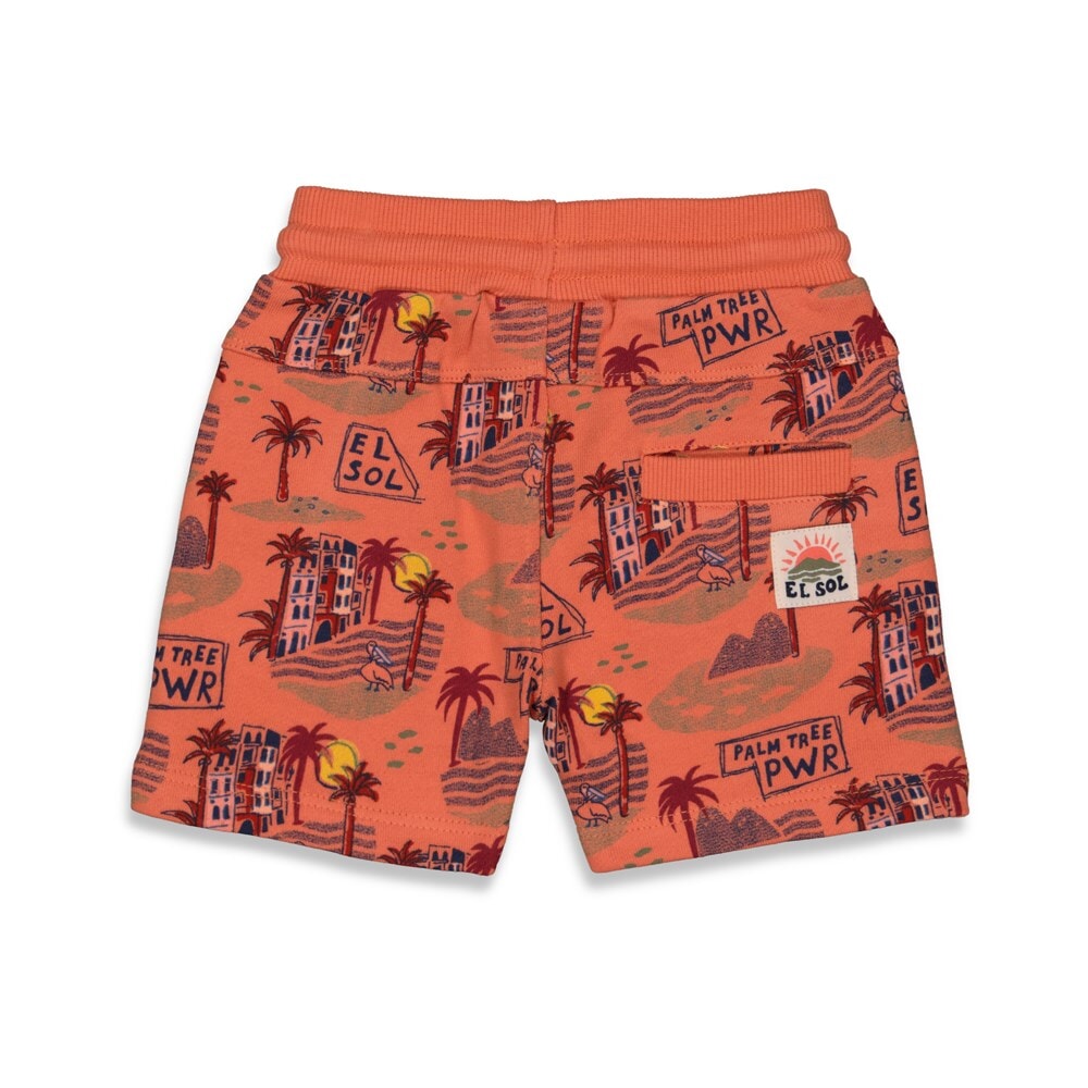 EL SOL French Terry "PALM TREE PWR" Short