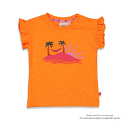 SUNNY DAYS Palms Fashion Color Top