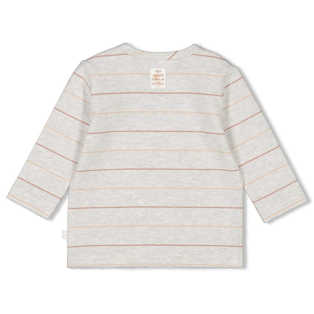 WELCOME WILD ONE Signature Stripe Long Sleeve Top
