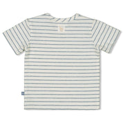 A-ROARABLE "Dino with Ballon" Short Sleeve Stripe Top