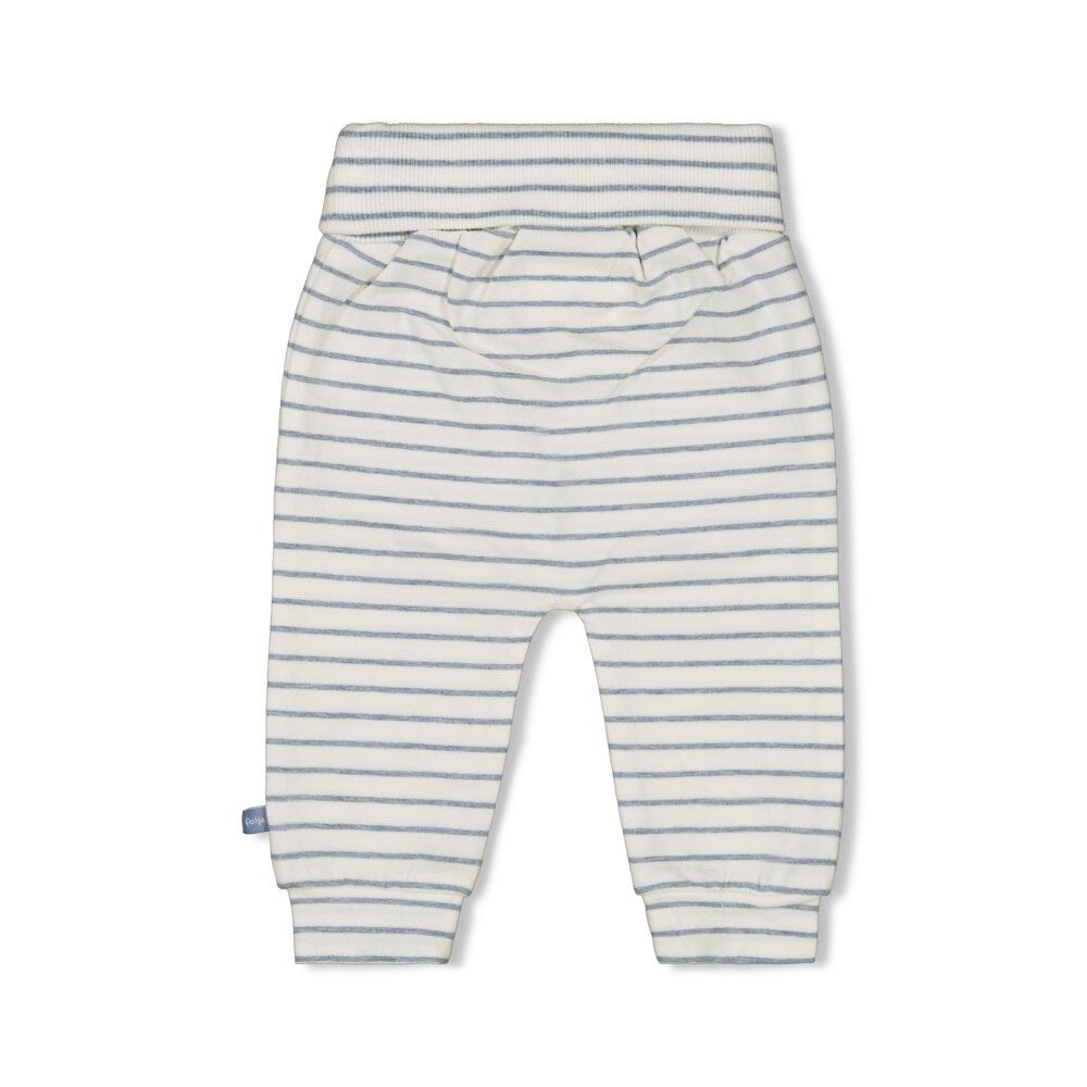 A-ROARABLE Indigo Mélange Signature Stripe Pant