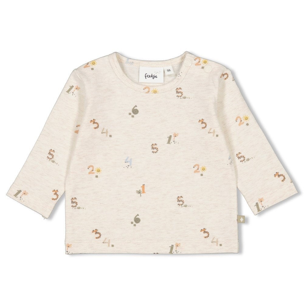 COOL FAMILY Signature Allover Print Top