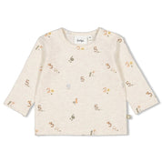COOL FAMILY Signature Allover Print Top