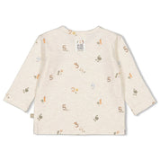 COOL FAMILY Signature Allover Print Top