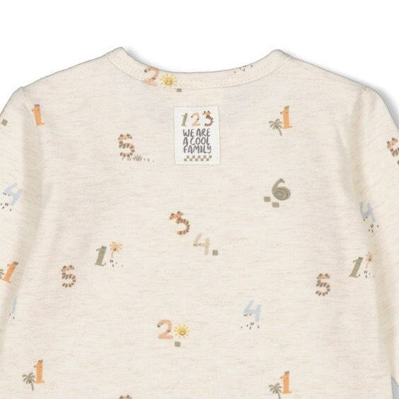 COOL FAMILY Signature Allover Print Top