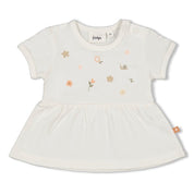 BLOOM WITH LOVE Short Sleeve Tunic Top