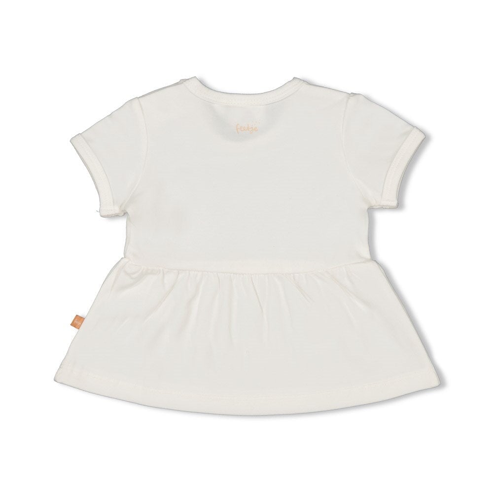 BLOOM WITH LOVE Short Sleeve Tunic Top