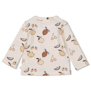 CUTIE FRUITY Signature Allover Print Slub Yarn Top