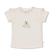 CUTIE FRUITY "Life is Sweet Just Like You" Slub Yarn Top