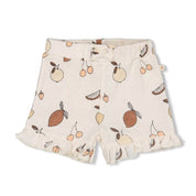CUTIE FRUITY Organic Cotton Allover Print Fancy Fabric Short