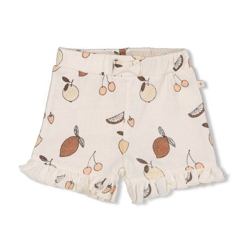 CUTIE FRUITY Organic Cotton Allover Print Fancy Fabric Short