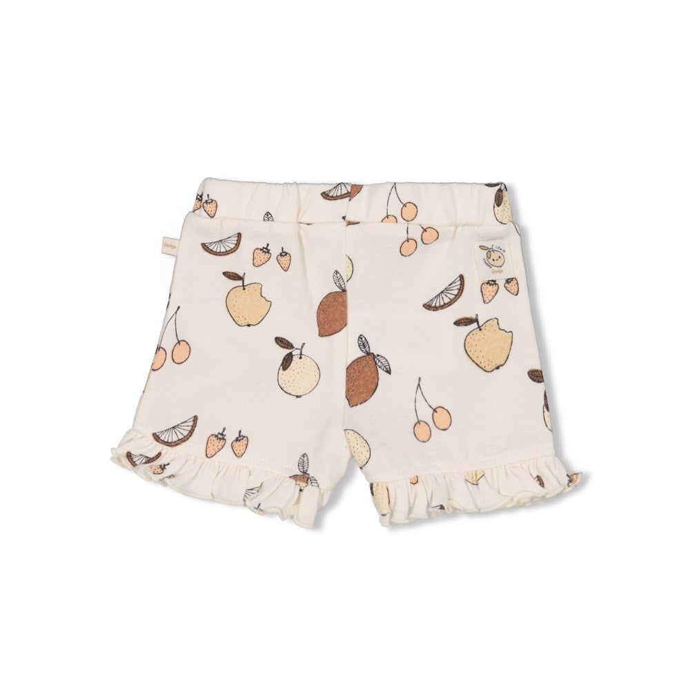 CUTIE FRUITY Organic Cotton Allover Print Fancy Fabric Short