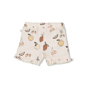CUTIE FRUITY Organic Cotton Allover Print Fancy Fabric Short
