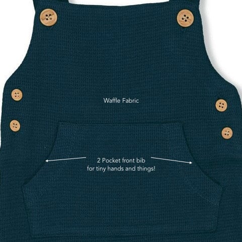 LATER GATOR Waffle Short Overall