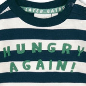 LATER GATOR "Hungry Again!" Slub Knit French Terry Sweat Top