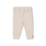 PRETTY PAISLEY Allover Print 2x2 Rib Jersey Fashion Pant