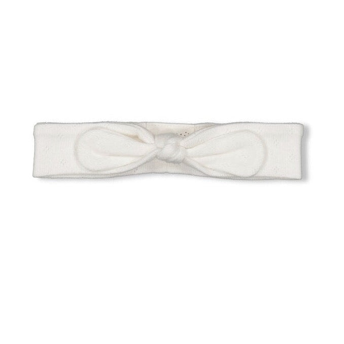 PRETTY PAISLEY Organic Cotton Rib Drop Needle Headband