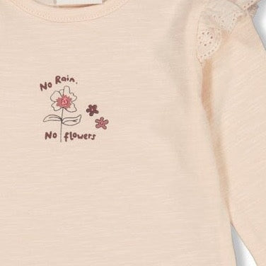 WILD FLOWERS "No Rain No Flowers" Frills Top