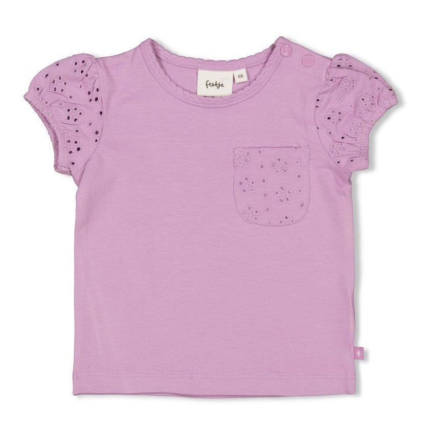SPLASH Broderie Anglaise Fashion Top