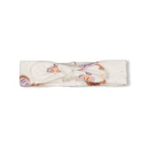SPLASH Allover Print Slub Yarn Headband