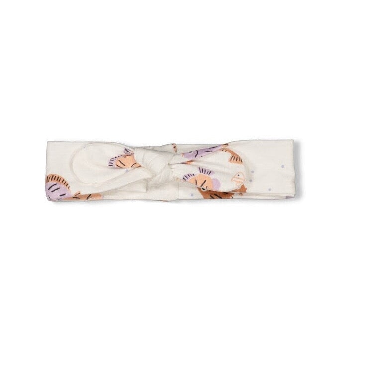 SPLASH Allover Print Slub Yarn Headband