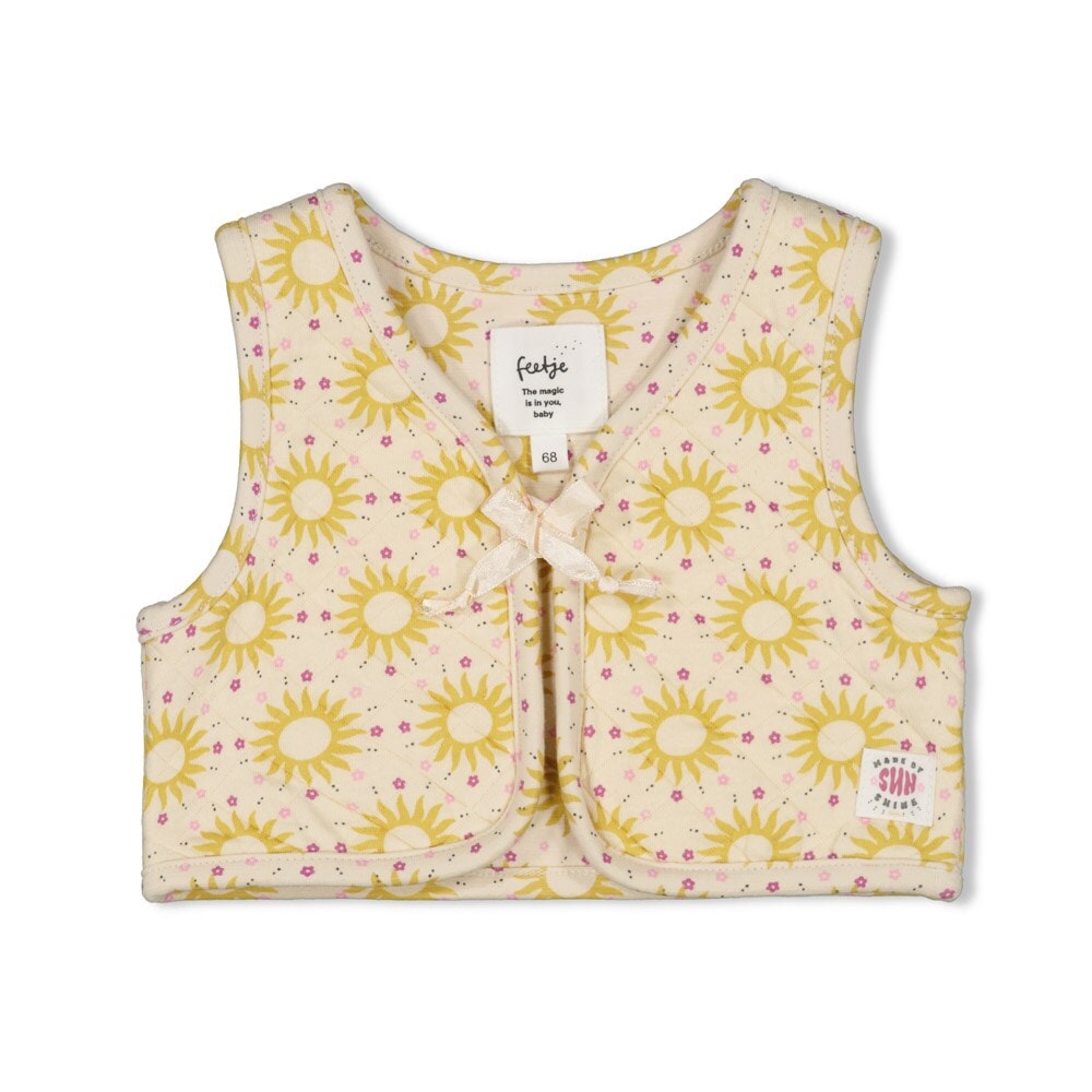 SUNNY LOVE Allover Print Fashion Vest