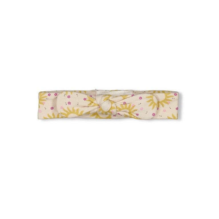 SUNNY LOVE Allover Print Slub Yarn Headband