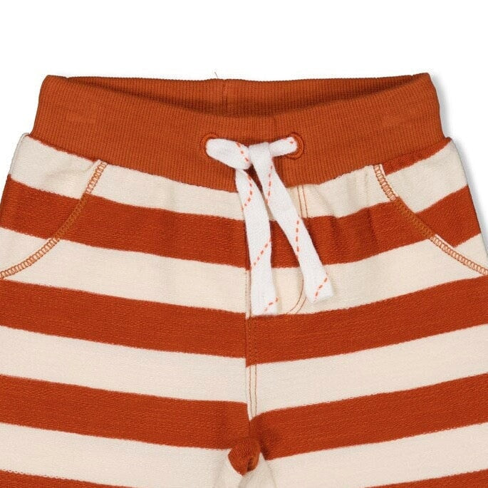 CAMP COOL Slub Yarn French Terry Stripe Short
