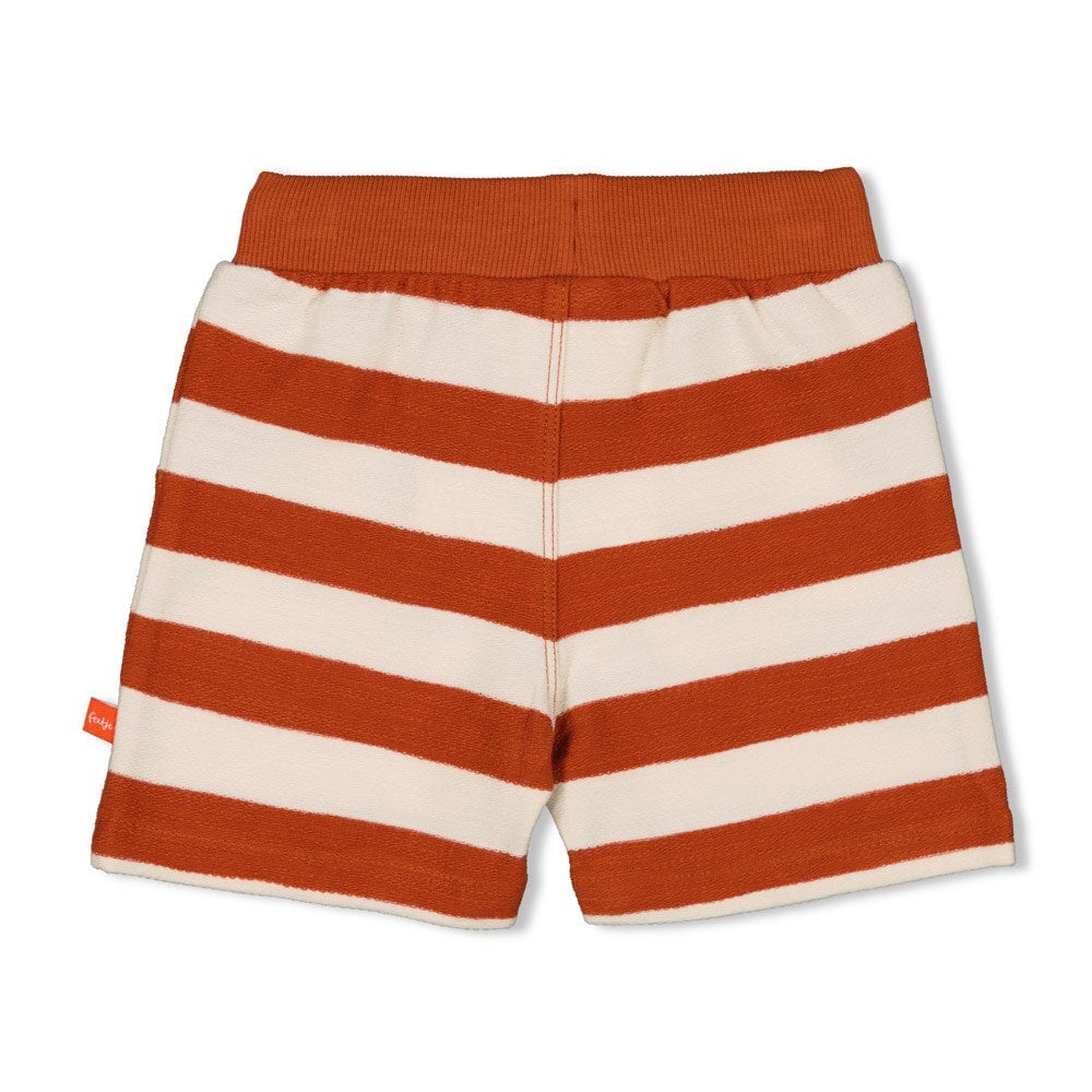 CAMP COOL Slub Yarn French Terry Stripe Short