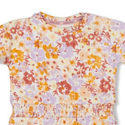 SUNNY SIDE UP Allover Print Crinkle Jersey Dress