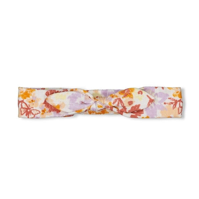 SUNNY SIDE UP Allover Print Crinkle Jersey Headband