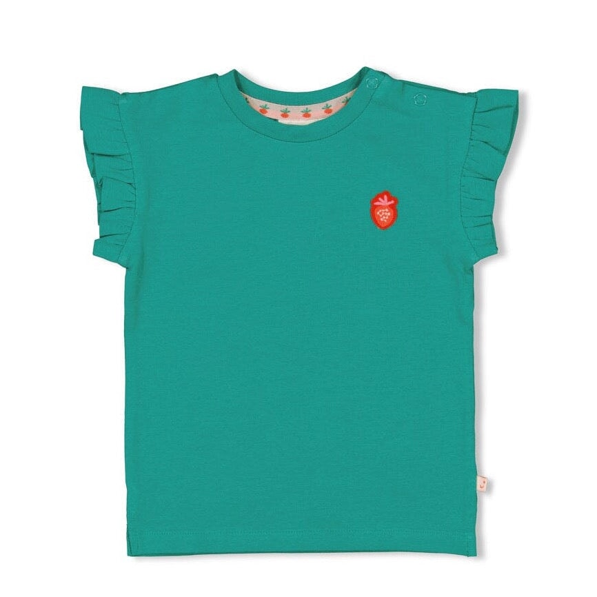 BERRY NICE Appliqué Fashion Top