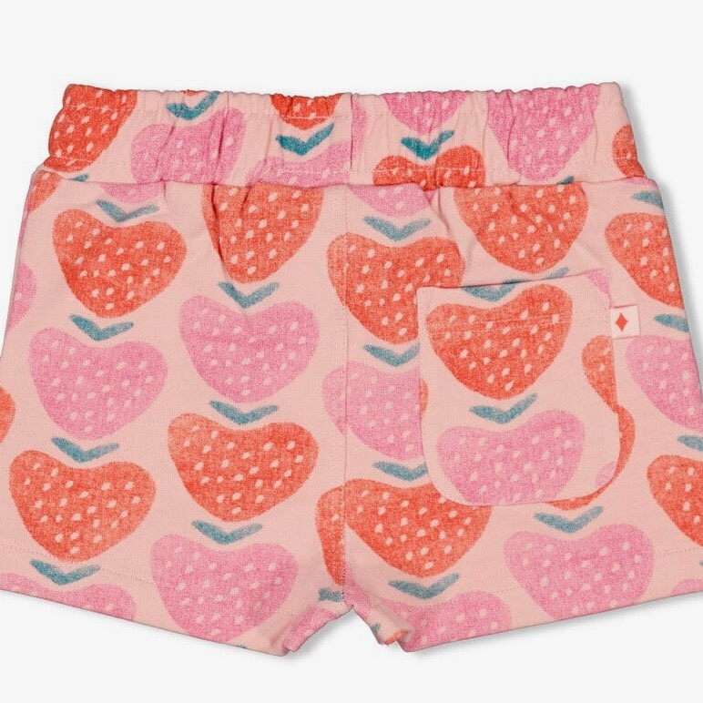 BERRY NICE Allover Print Fashion French Terry Shorts