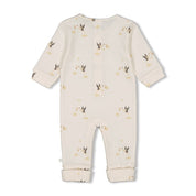 SPECIAL DELIVERY - Allover Print Ribbed Fashion Overall