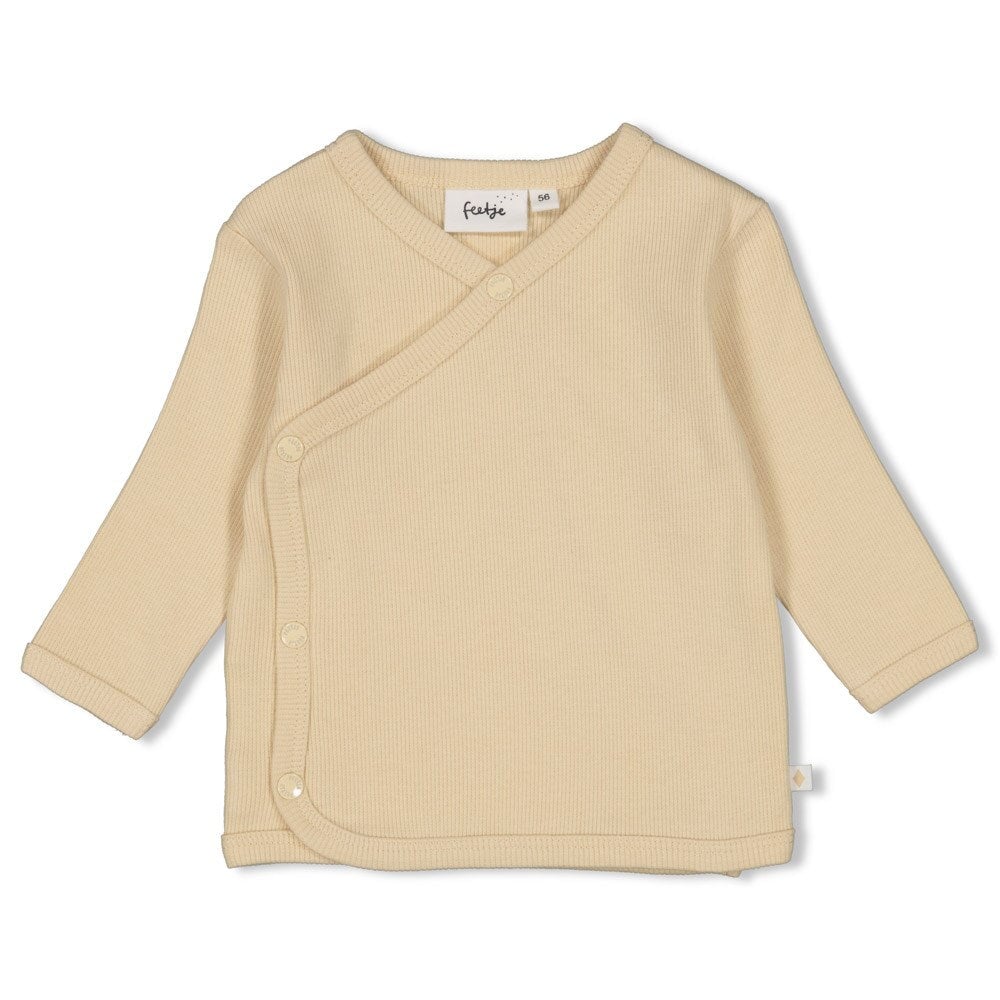 SPECIAL DELIVERY - 2x2 Rib Knit Side Wrap Top