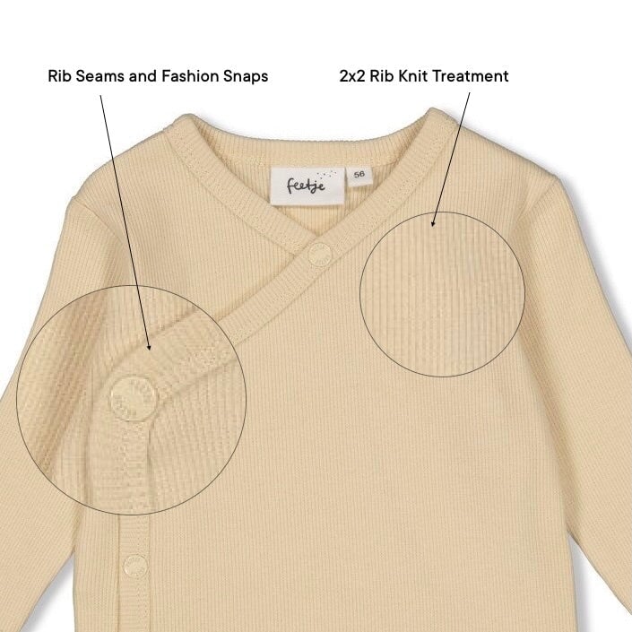 SPECIAL DELIVERY - 2x2 Rib Knit Side Wrap Top