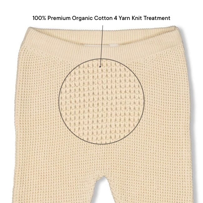 SPECIAL DELIVERY - All Organic Cotton Textured Knit Pants