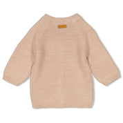 CUTE COOKIE - Garter Stitch Classic Cardigan Sweater