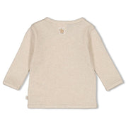 CUTE COOKIE - 2x2 Rib Knit Side Snap Wrap Top