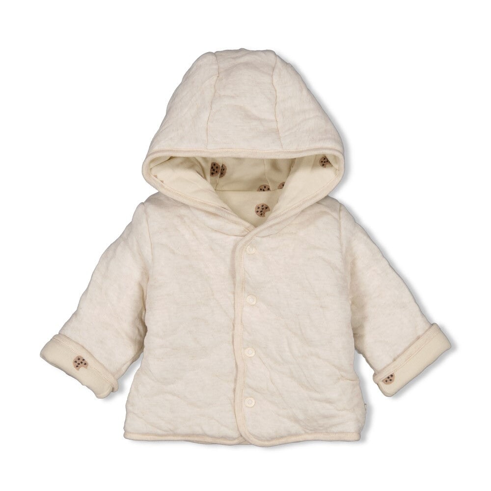 CUTE COOKIE - Reversible French  Terry / Stepped Double Knit Jacket