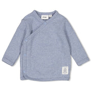 FARM LIFE - 8x2 Rib Knit Side Wrap Top