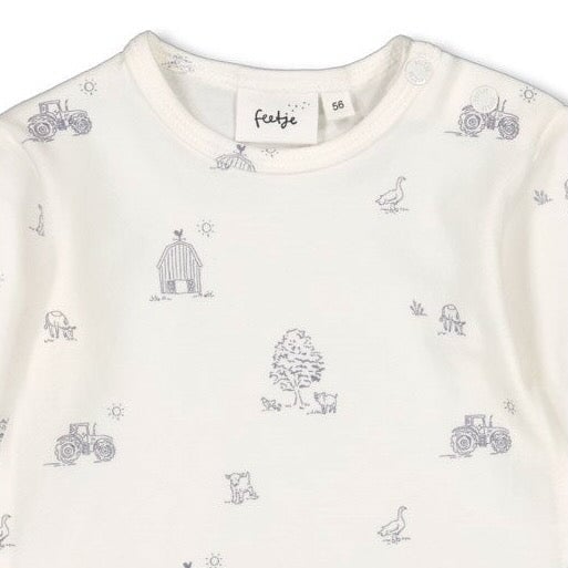 FARM LIFE - Allover Print "Locally Grown" Top